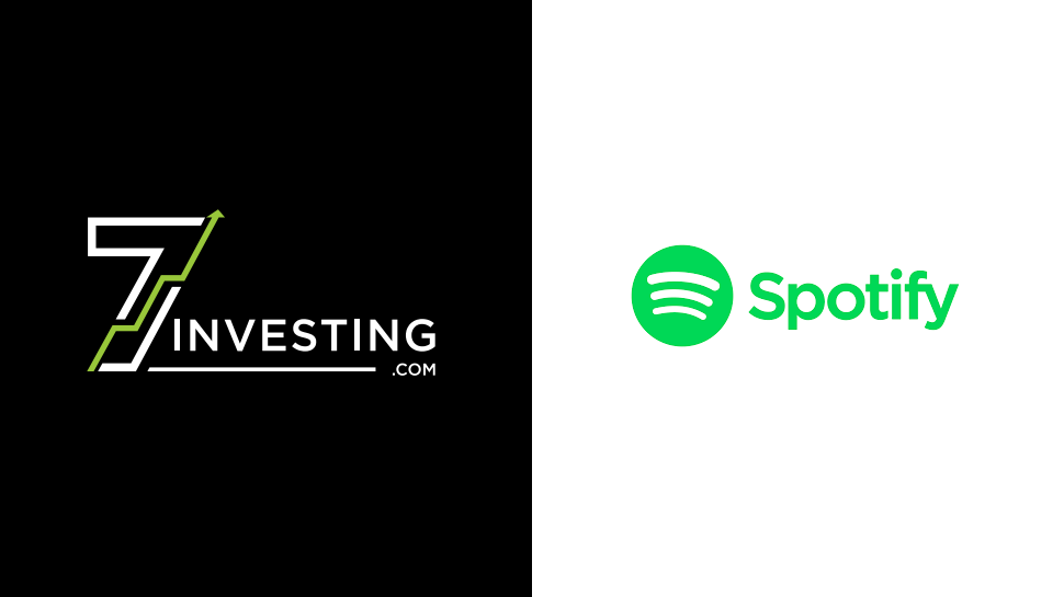 7investing logo next to the Spotify logo.