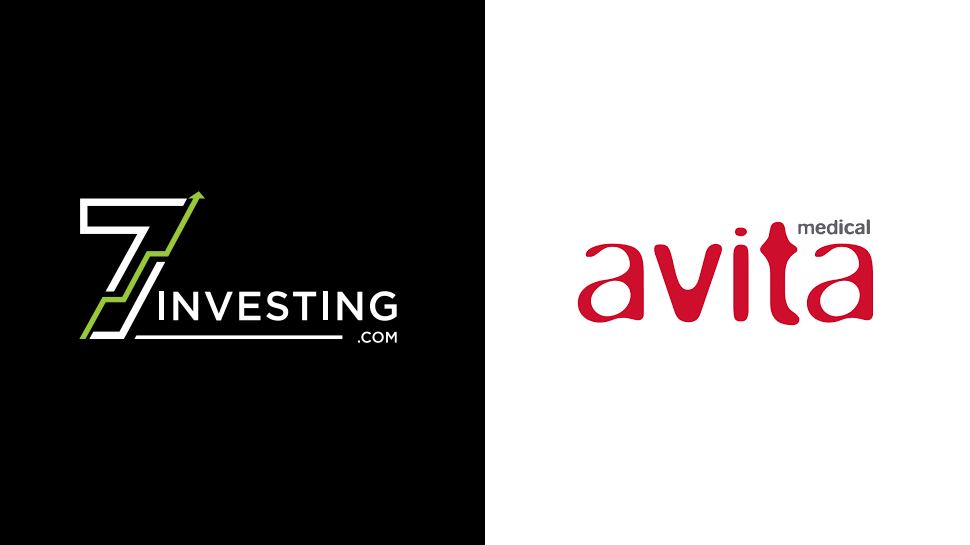 7investing logo next to the Avita Medical logo.