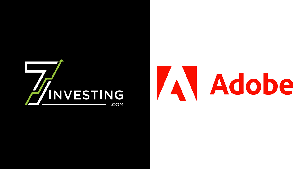 7investing logo next to the Adobe logo.