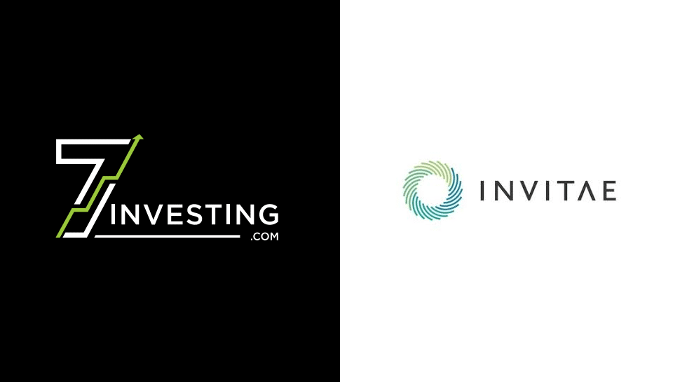 7investing logo and Invitae logo side by side.